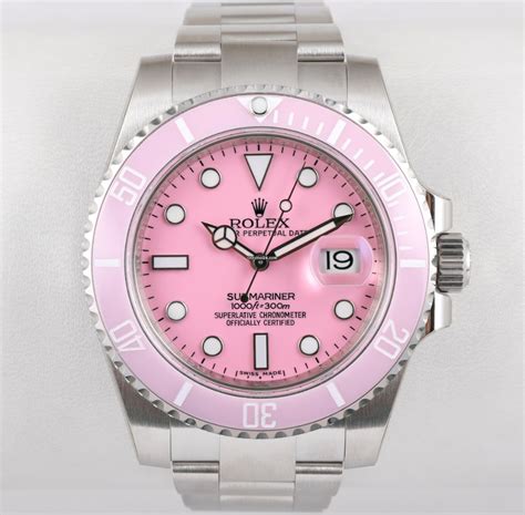 pink.face rolex|pink rolex submariner.